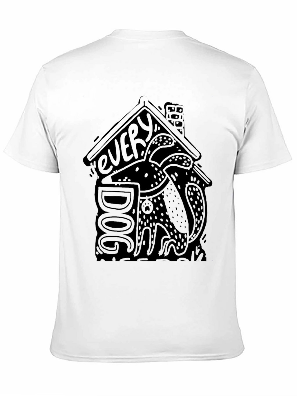 Every Dog T-Shirt Black Dog Lover Graphic Tee