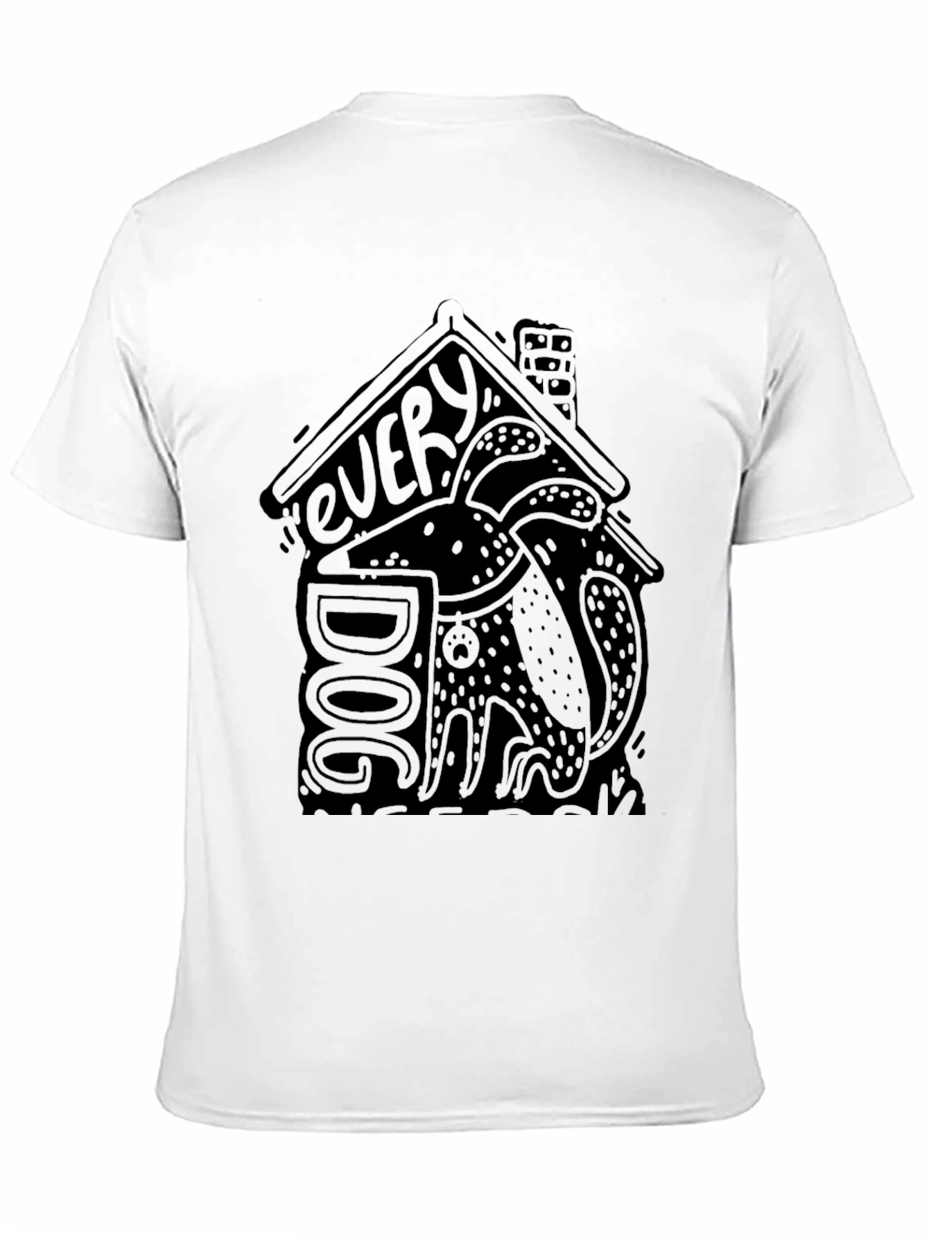 Every Dog T-Shirt Black Dog Lover Graphic Tee