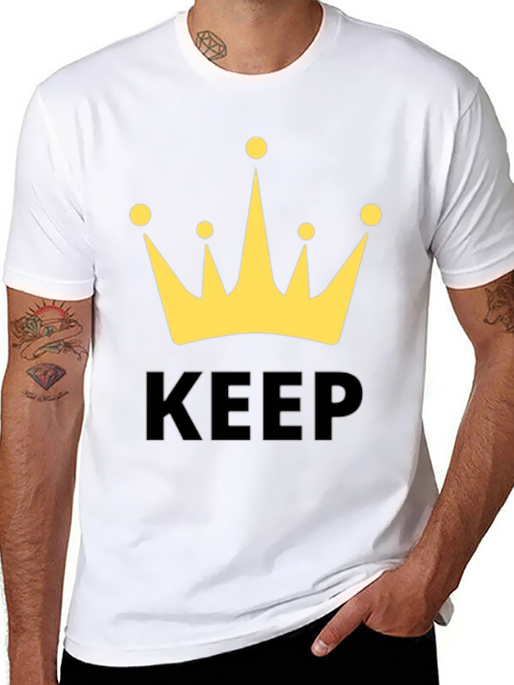 Keep Calm Crown Graphic Tee
