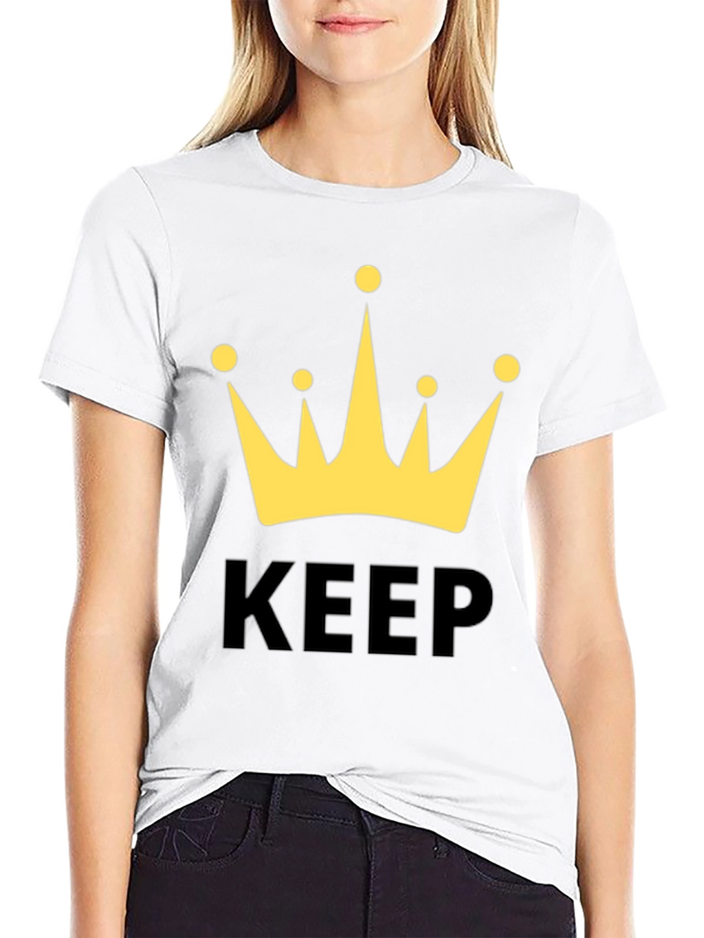 Keep Calm Crown Graphic Tee