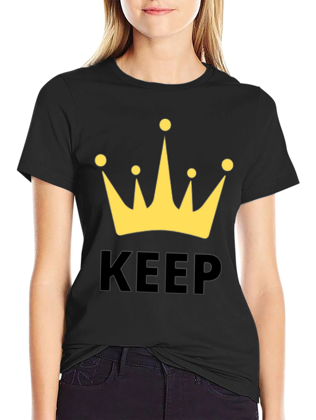 Keep Calm Crown Graphic Tee