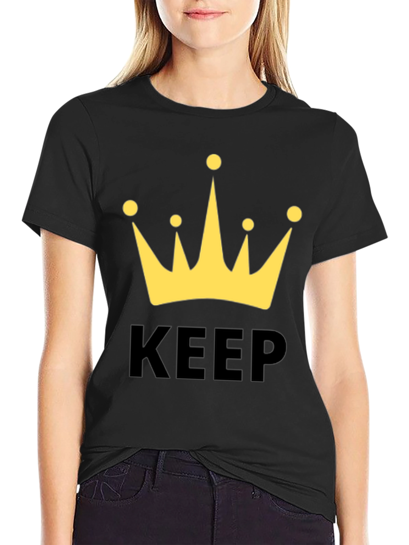 Keep Calm Crown Graphic Tee