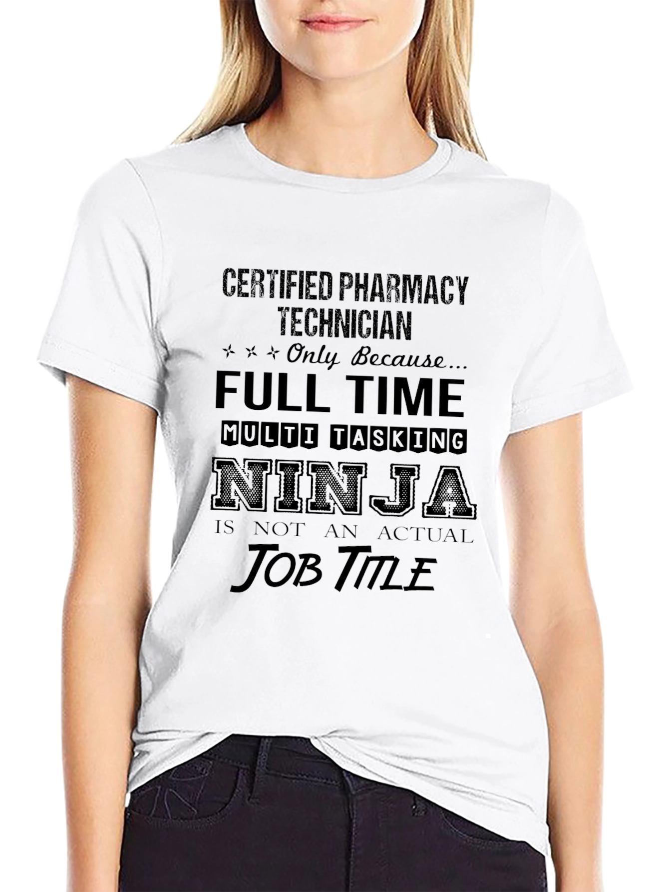 Certified Pharmacy Technician Ninja T-Shirt