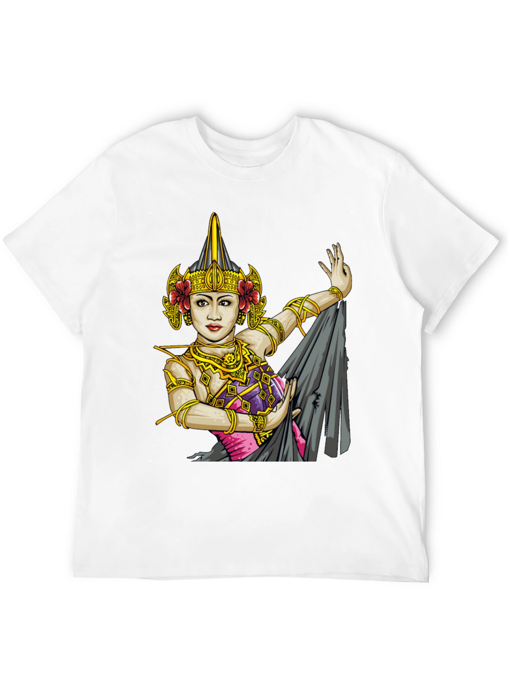 Balinese Dancer Graphic T-Shirt