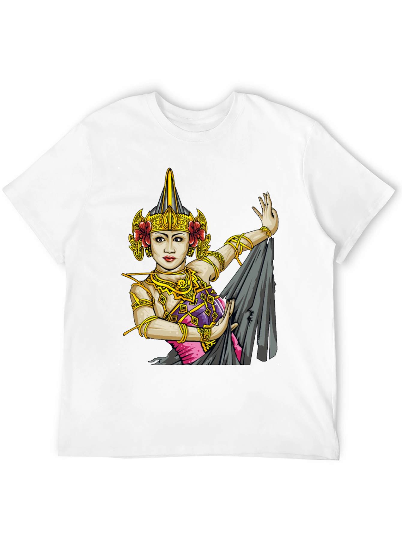 Balinese Dancer Graphic T-Shirt