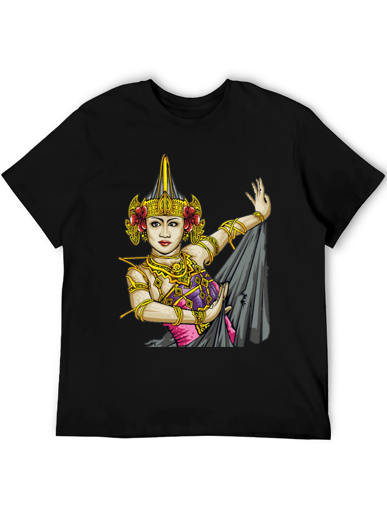 Balinese Dancer Graphic T-Shirt