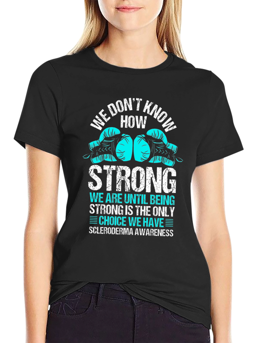 Scleroderma Awareness Boxing Glove T-Shirt