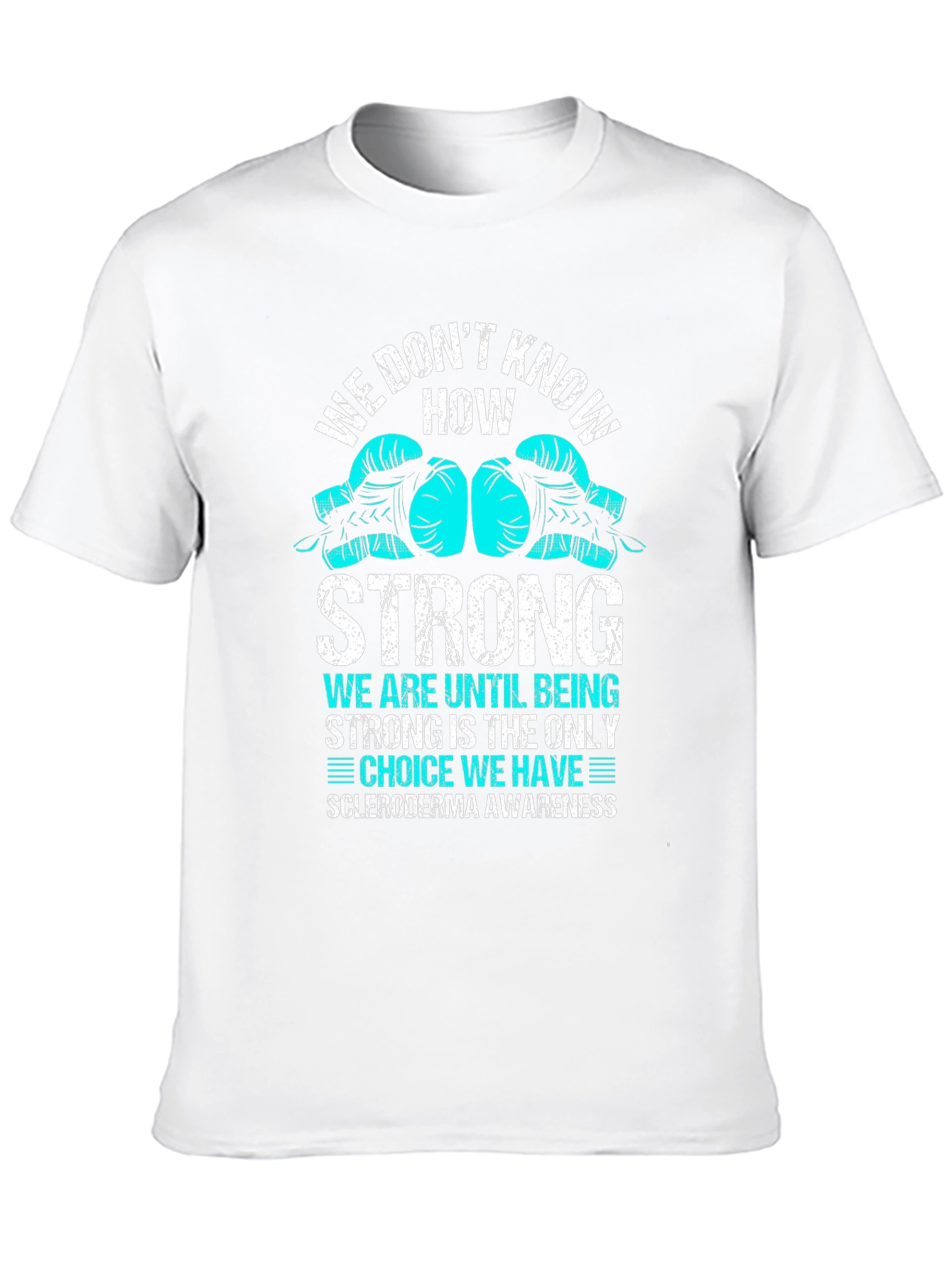 Scleroderma Awareness Boxing Glove T-Shirt