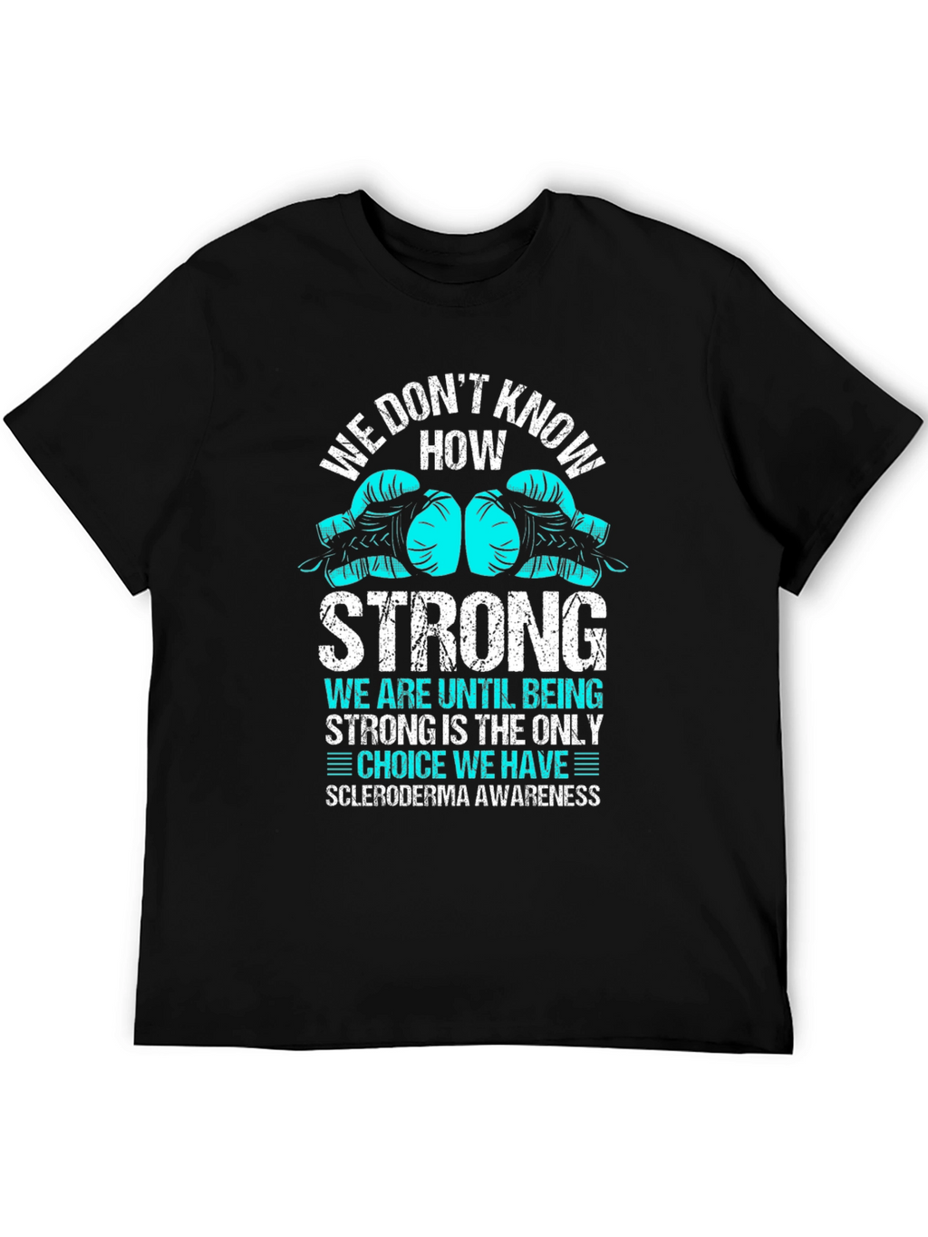 Scleroderma Awareness Boxing Glove T-Shirt