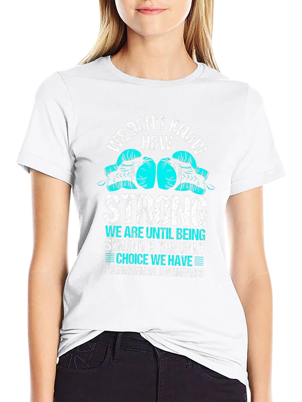 Scleroderma Awareness Boxing Glove T-Shirt
