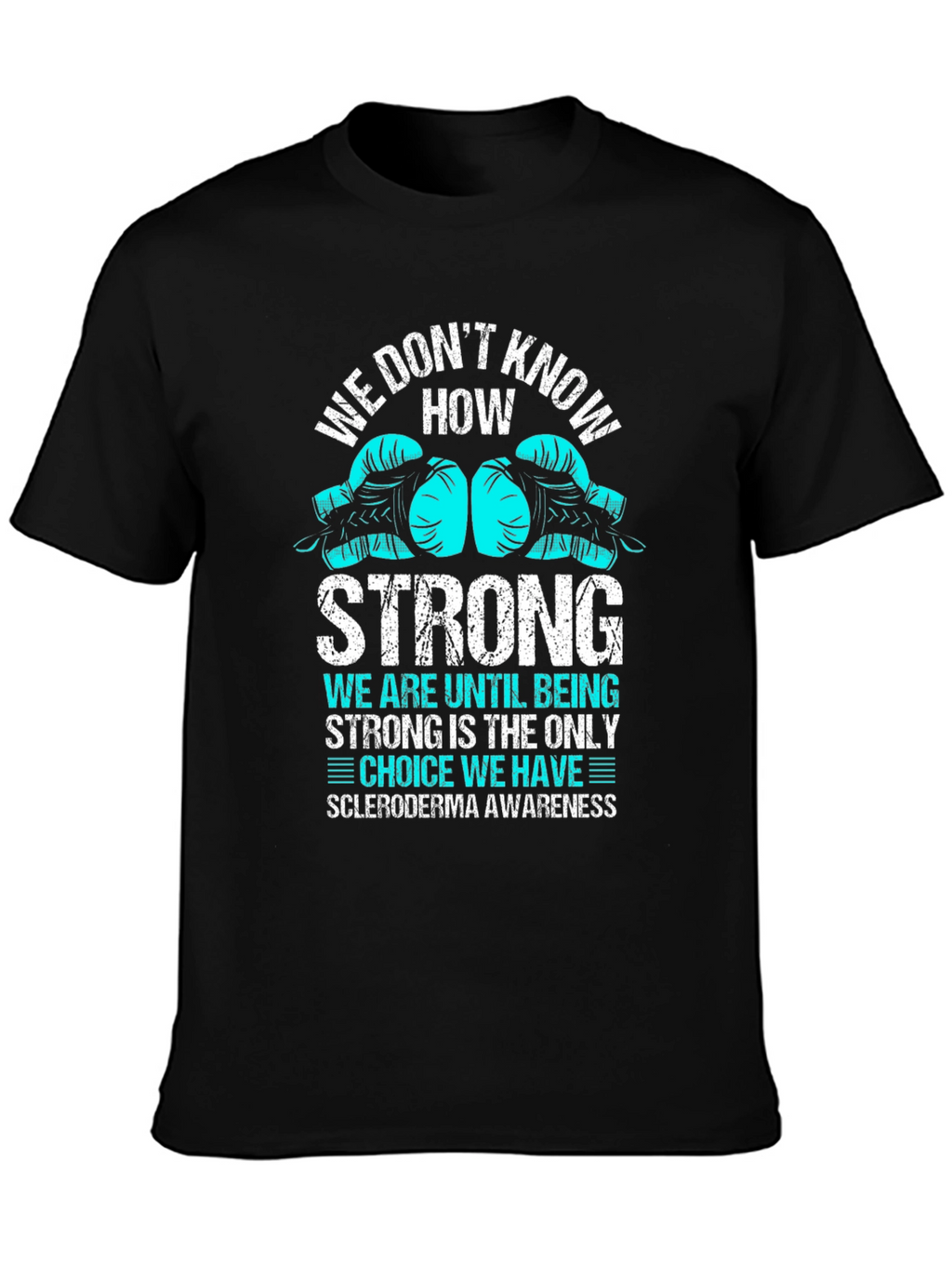 Scleroderma Awareness Boxing Glove T-Shirt