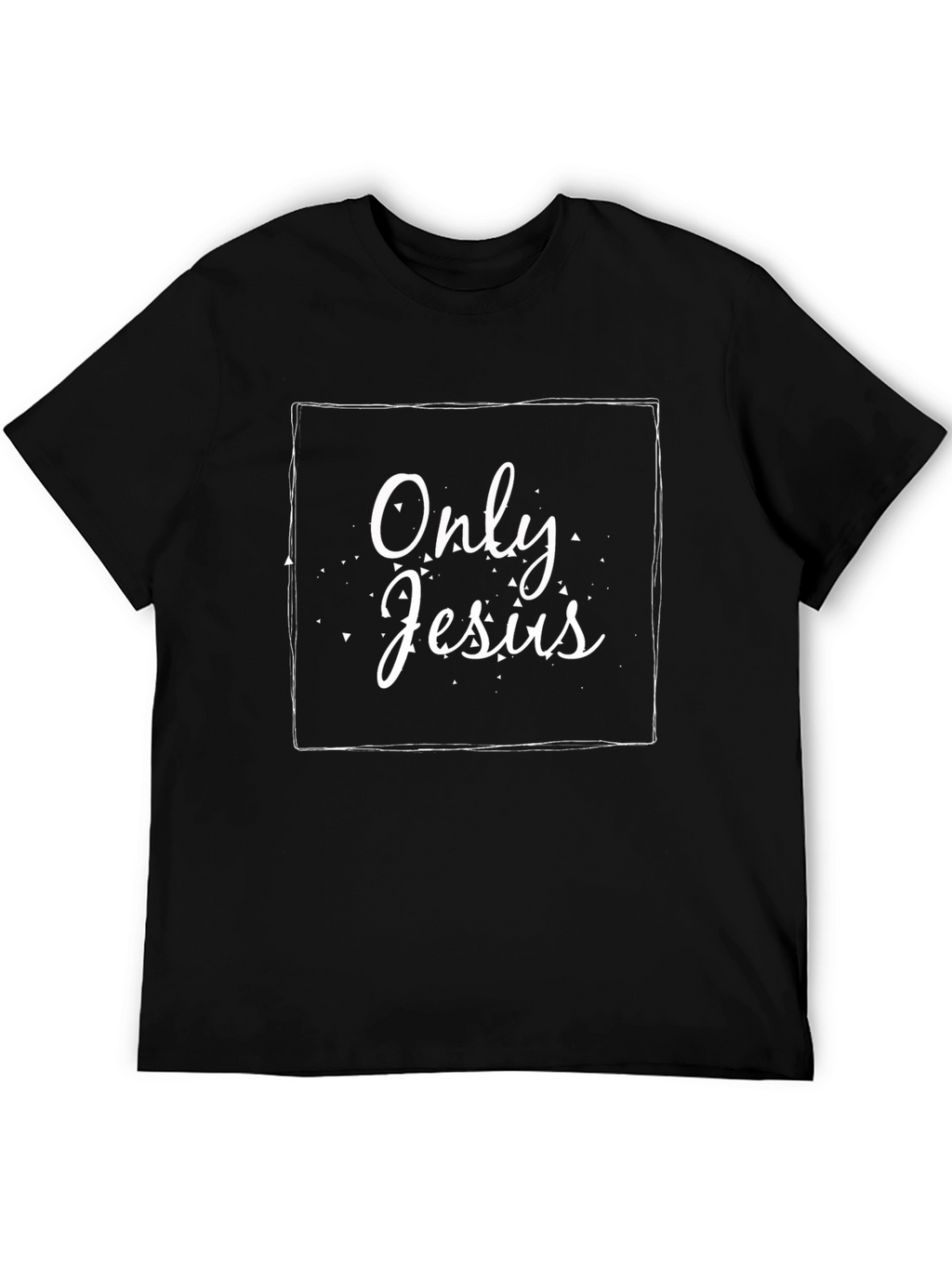 Only Jesus T-Shirt - Black Graphic Tee