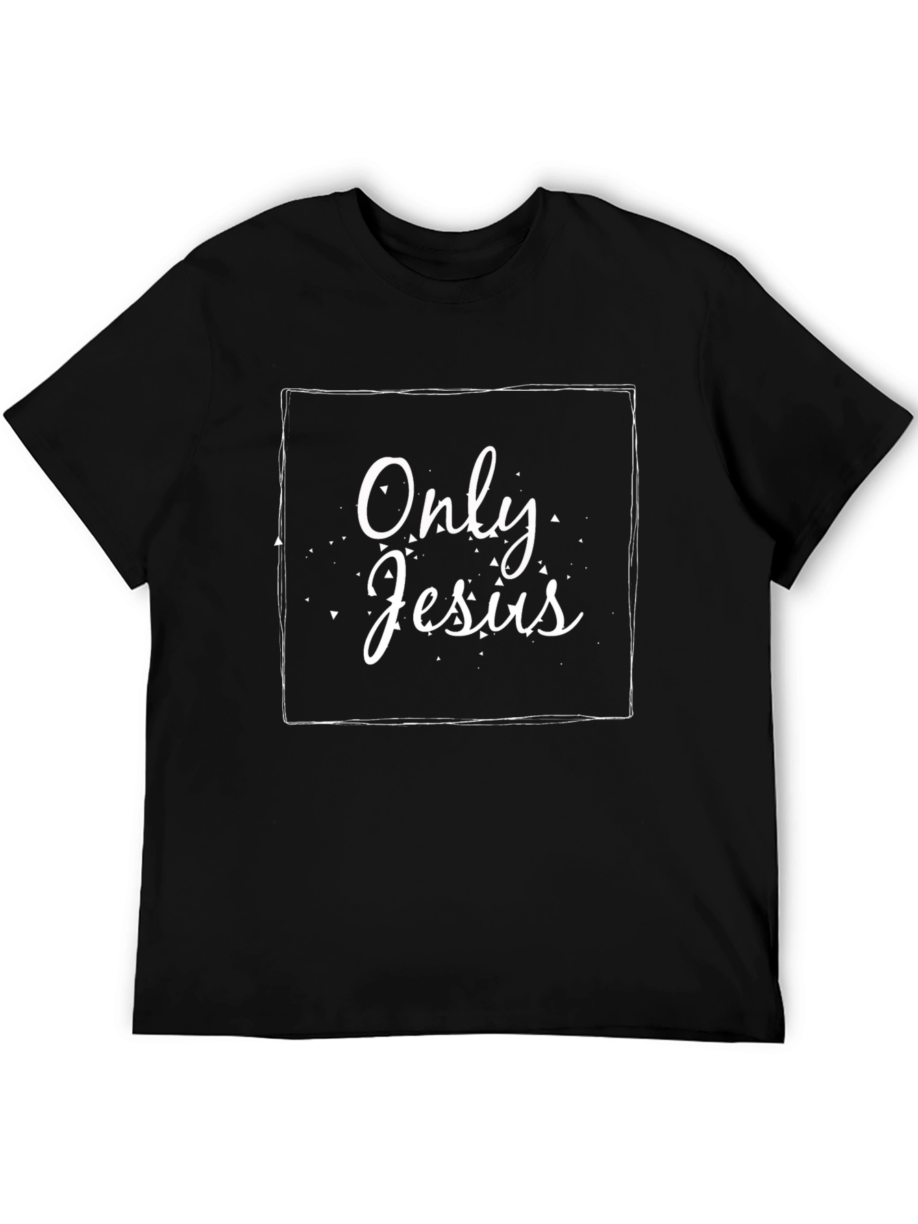 Only Jesus T-Shirt - Black Graphic Tee