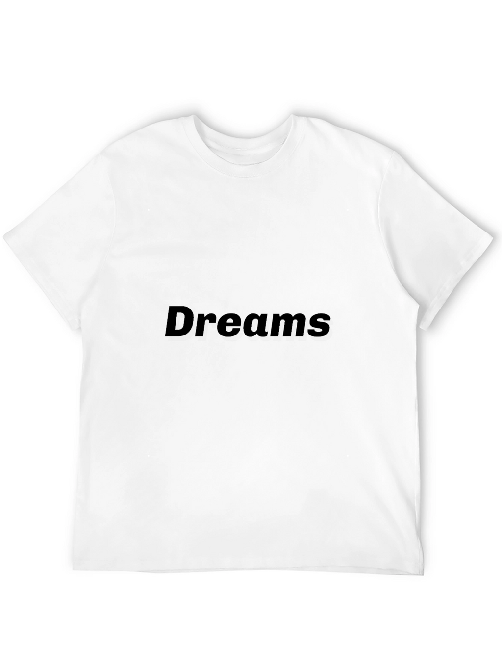 Dreams Black Graphic Tee - Stylish Comfort