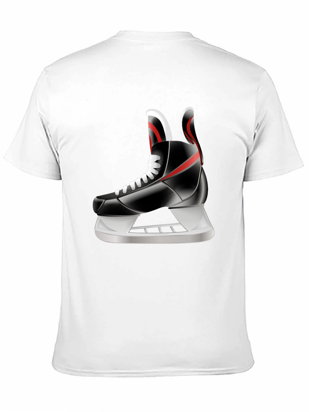 Hockey Skate Graphic Tee - Sporty Style
