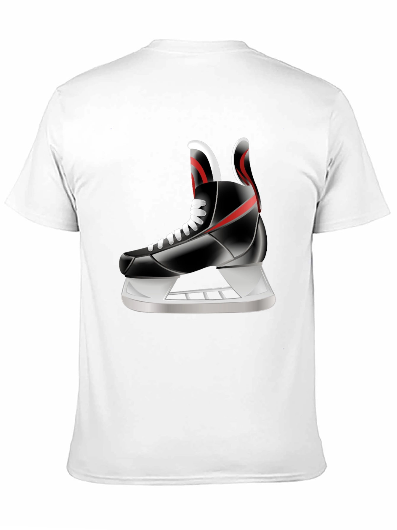 Hockey Skate Graphic Tee - Sporty Style
