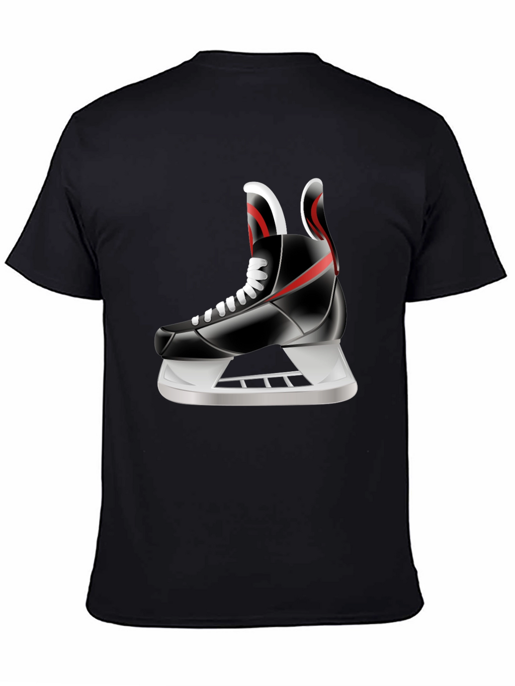Hockey Skate Graphic Tee - Sporty Style