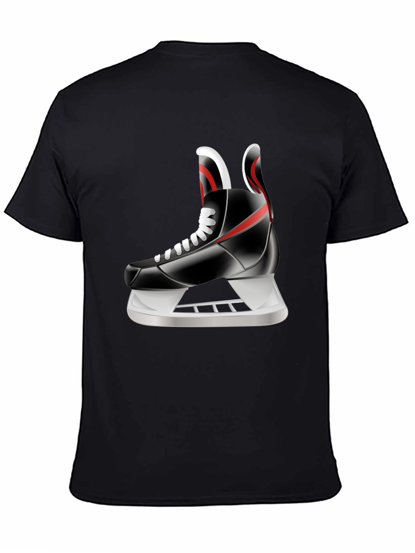 Hockey Skate Graphic Tee - Sporty Style