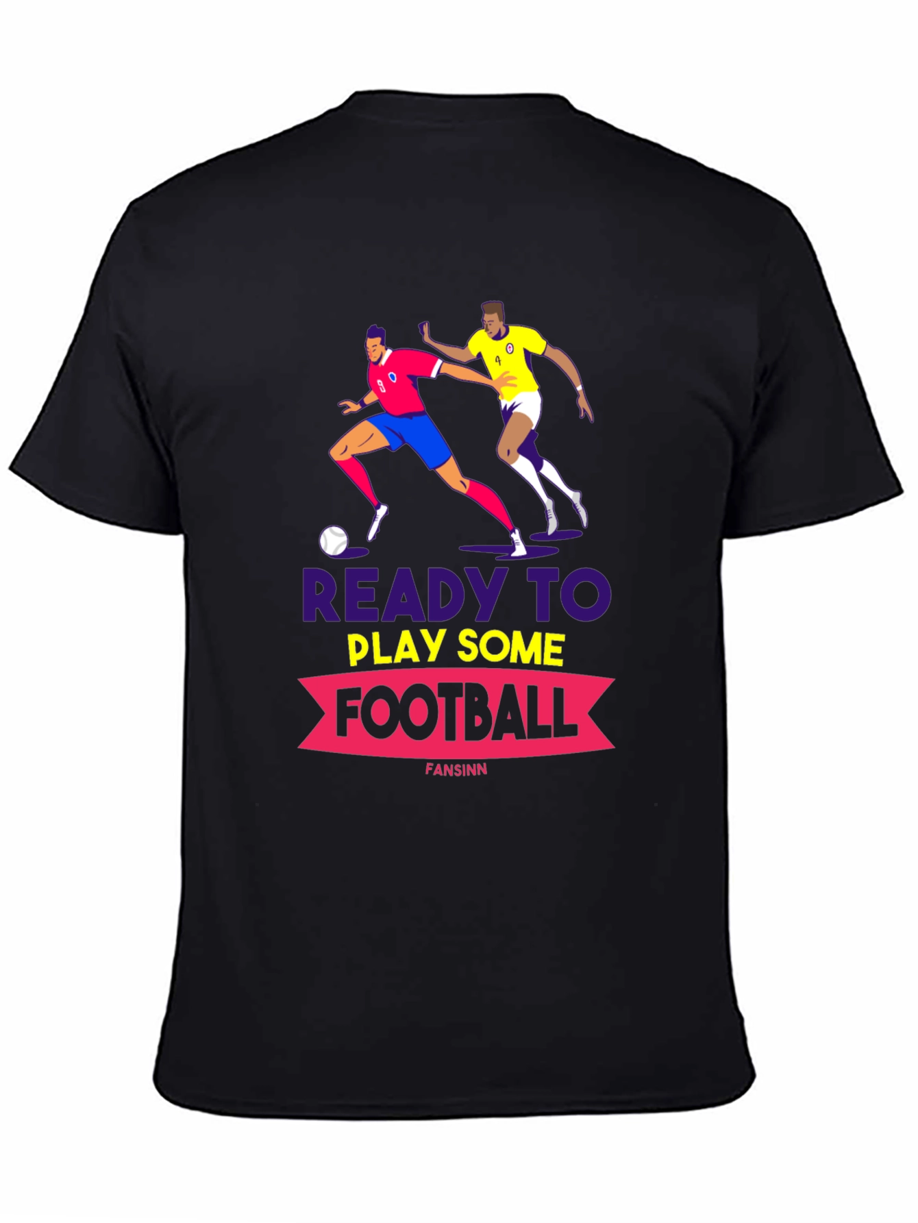 Ready to Play Football Graphic Tee