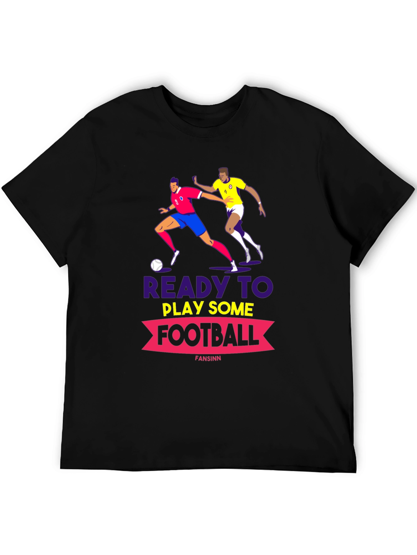 Ready to Play Football Graphic Tee
