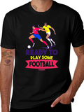 Ready to Play Football Graphic Tee