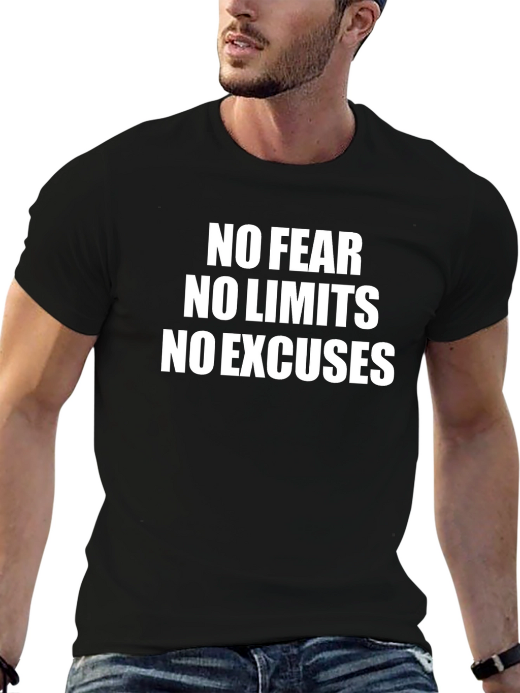 Motivational T-Shirt: No Fear No Limits