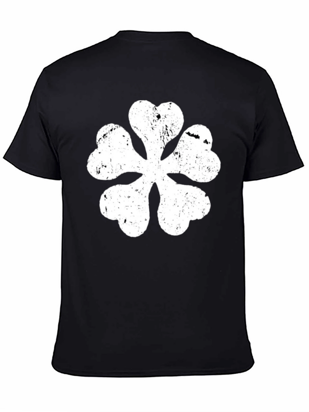 Black Clover Anime T-Shirt Distressed White Logo