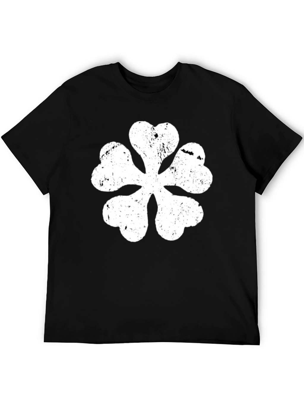 Black Clover Anime T-Shirt Distressed White Logo
