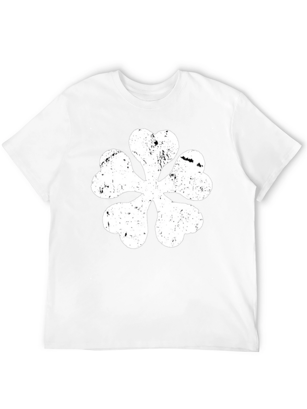 Black Clover Anime T-Shirt Distressed White Logo