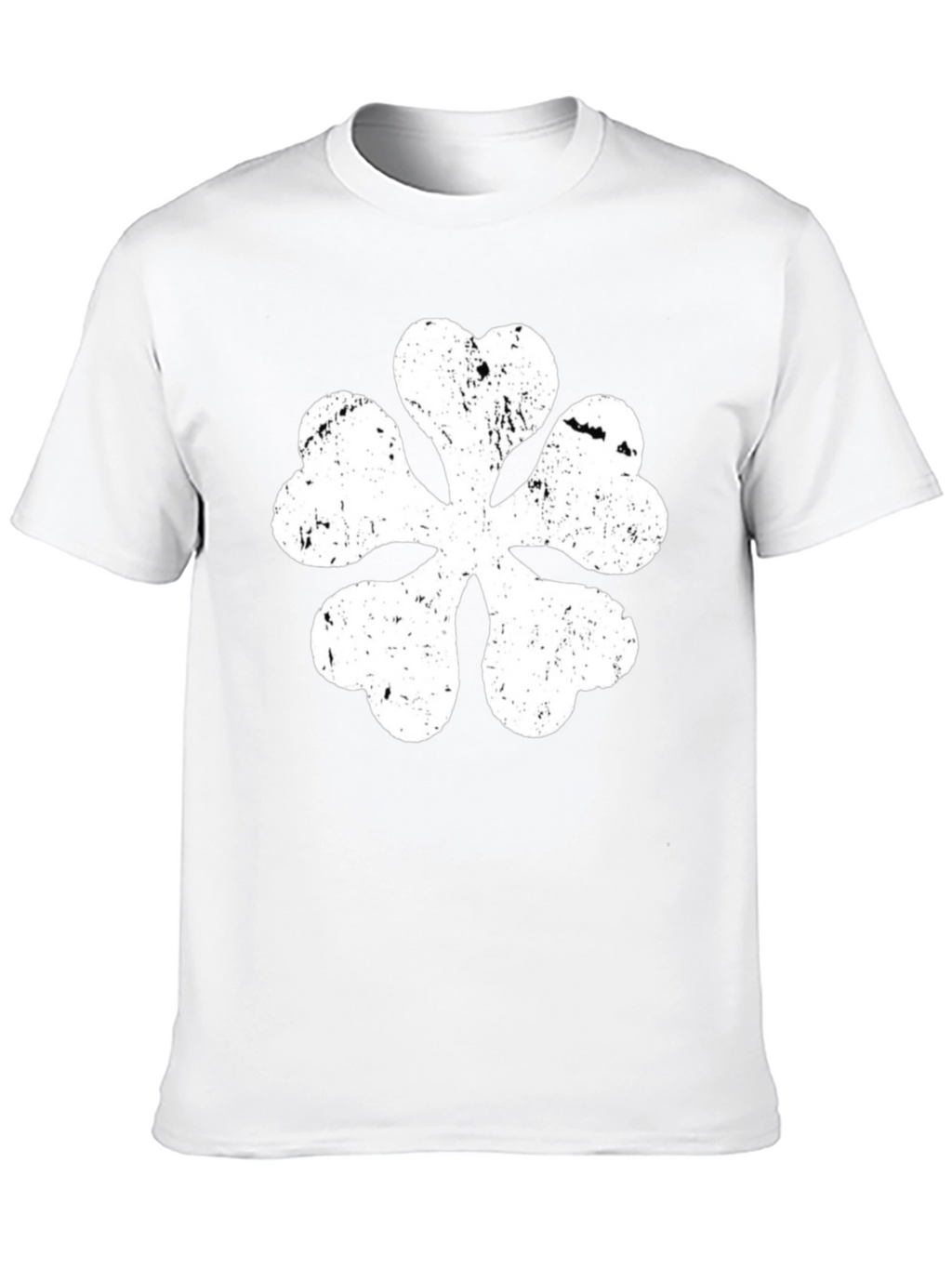 Black Clover Anime T-Shirt Distressed White Logo