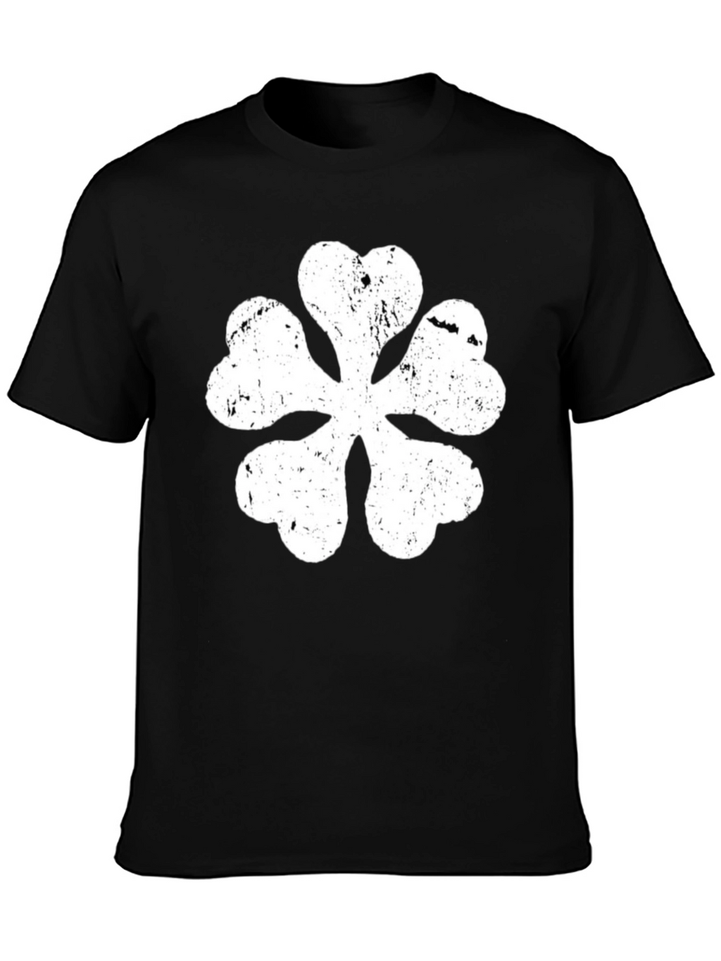Black Clover Anime T-Shirt Distressed White Logo