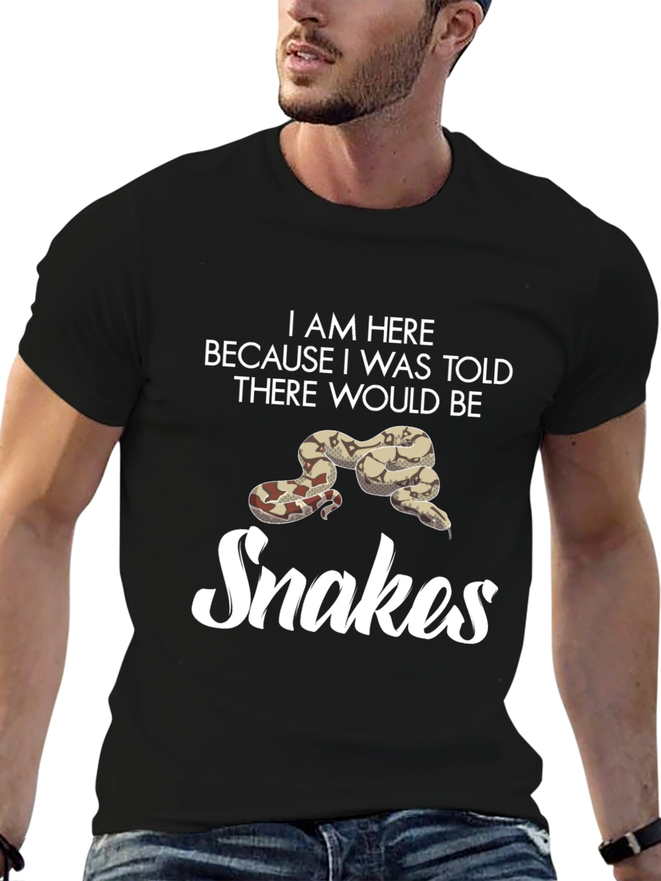 I Am Here for Snakes T-Shirt