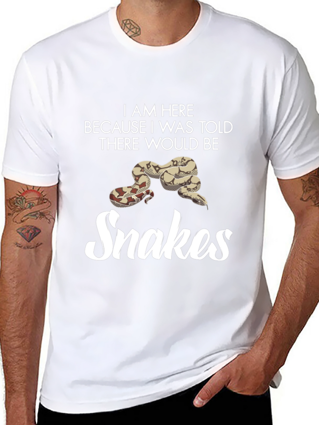 I Am Here for Snakes T-Shirt