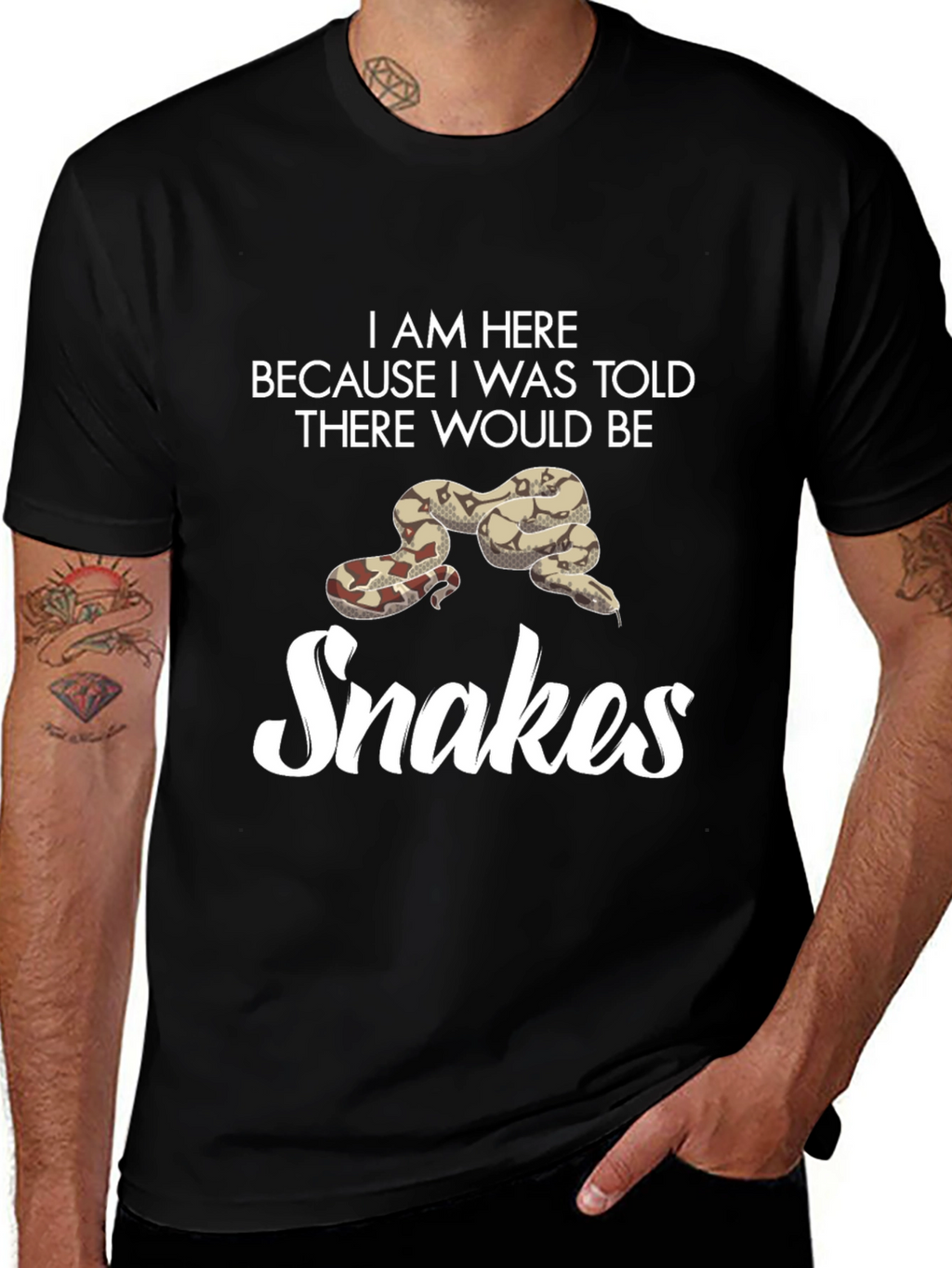 I Am Here for Snakes T-Shirt