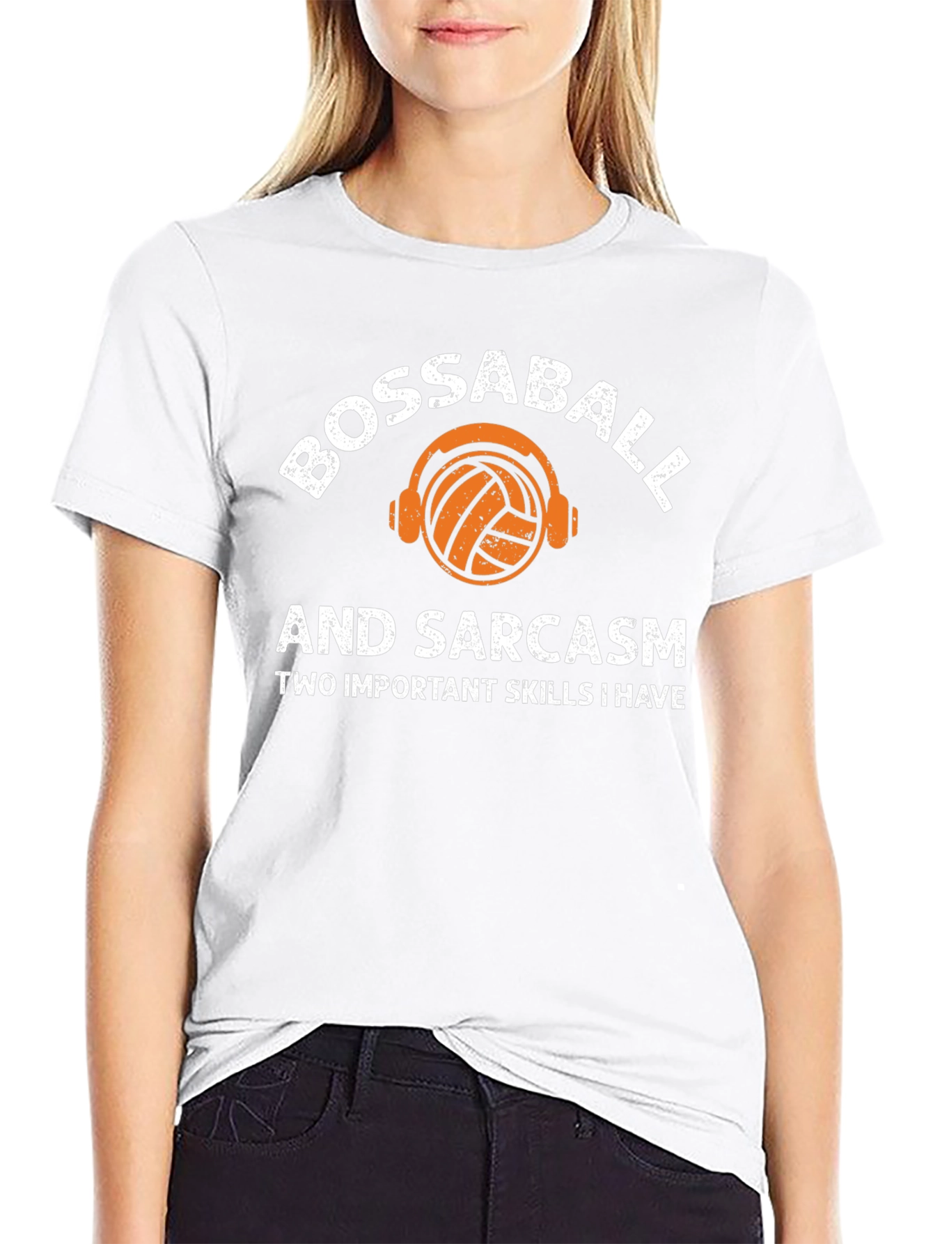 Bossa Ball & Sarcasm Black T-Shirt