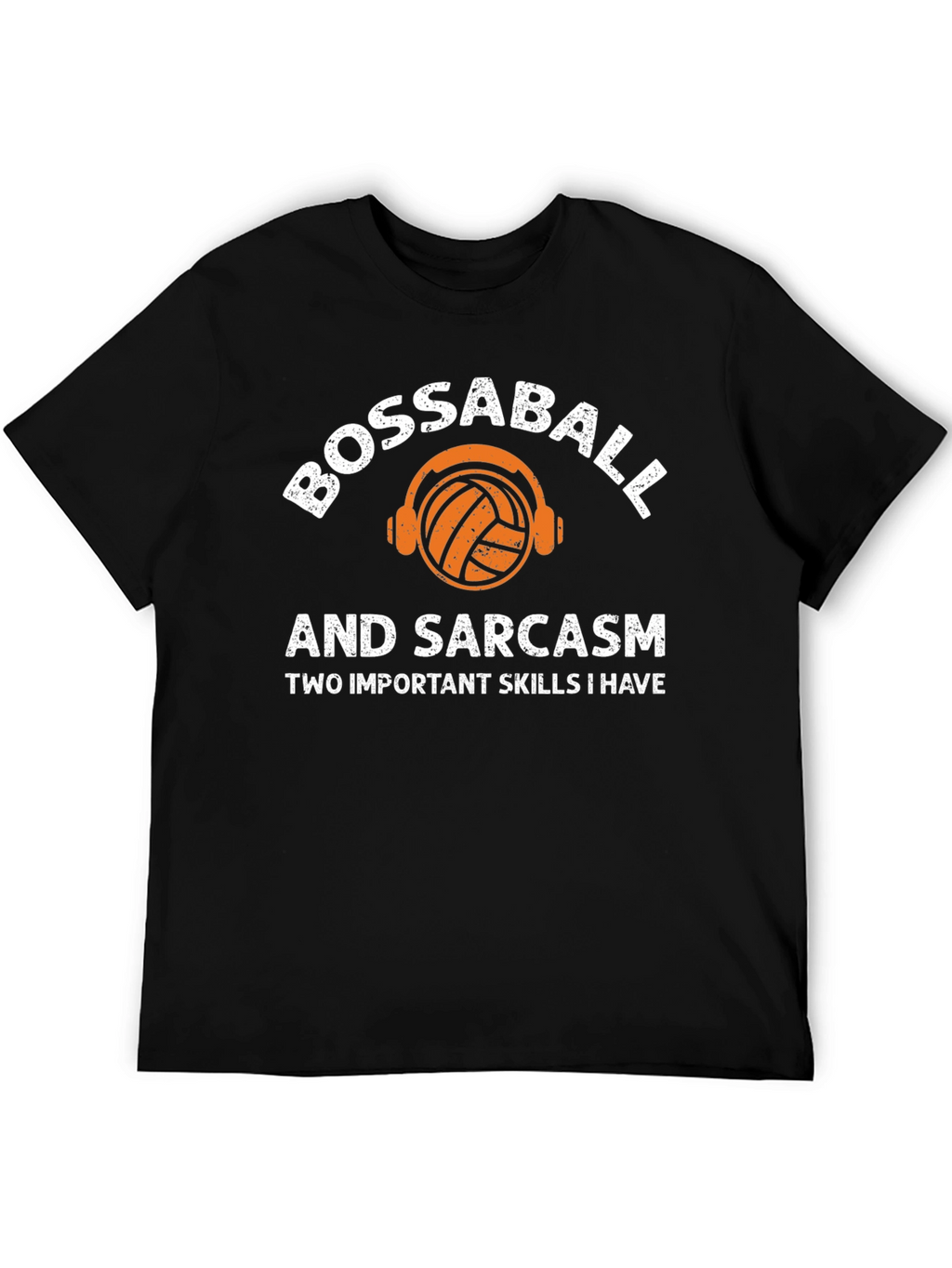 Bossa Ball & Sarcasm Black T-Shirt
