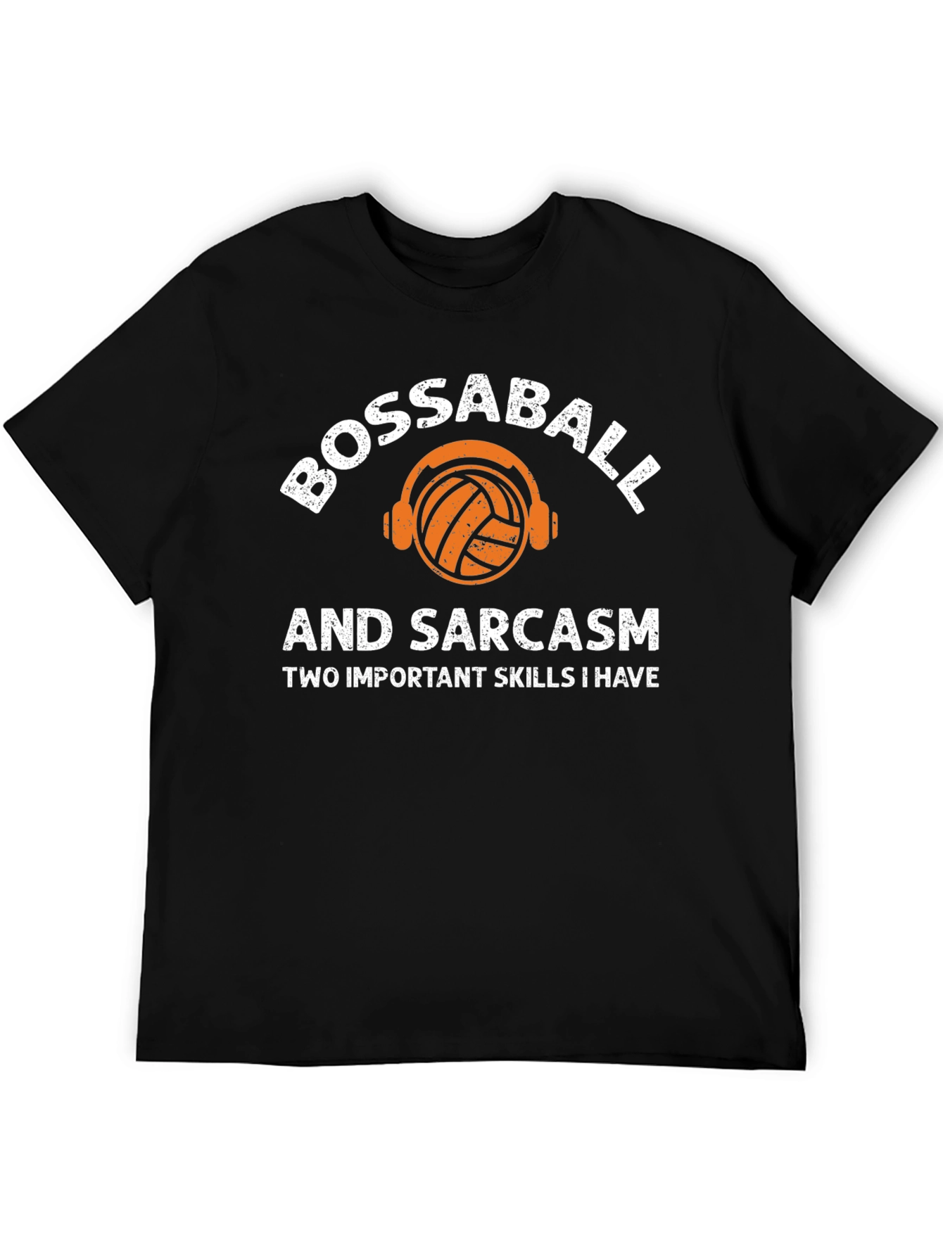 Bossa Ball & Sarcasm Black T-Shirt