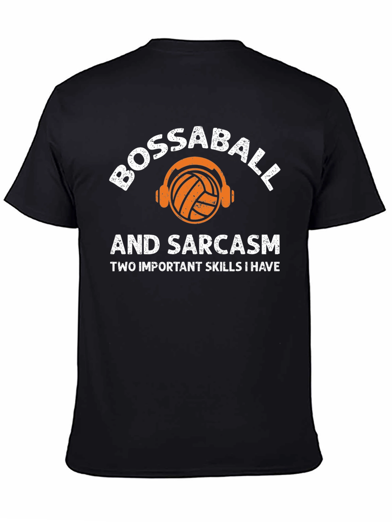 Bossa Ball & Sarcasm Black T-Shirt