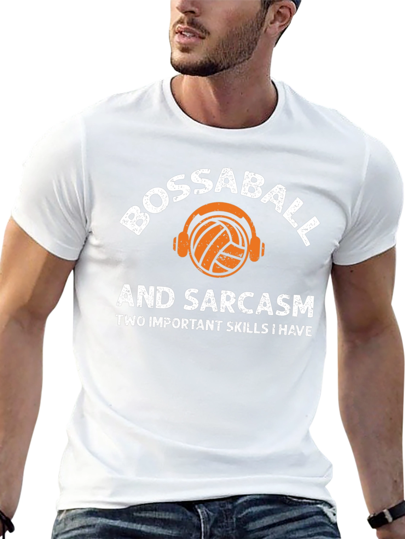 Bossa Ball & Sarcasm Black T-Shirt