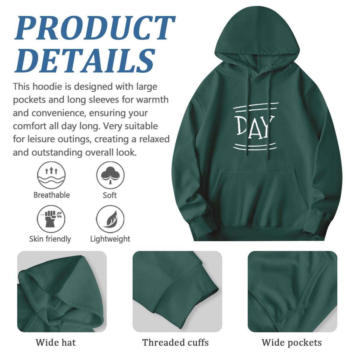 Retro Vintage Hoodie - Trendy Streetwear Graphic Sweatshirt #0559