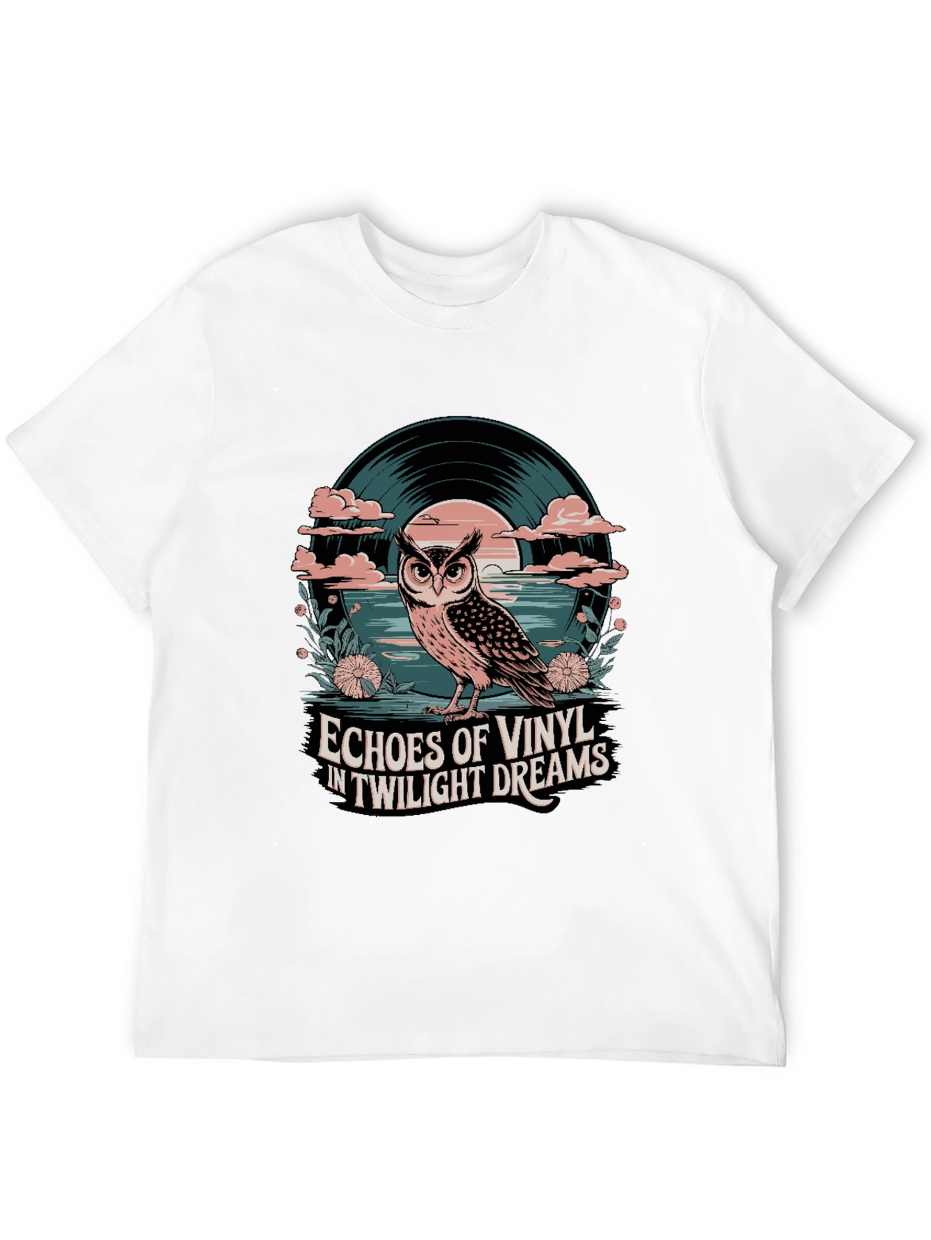 Twilight Vinyl Dreams Owl Graphic Tee