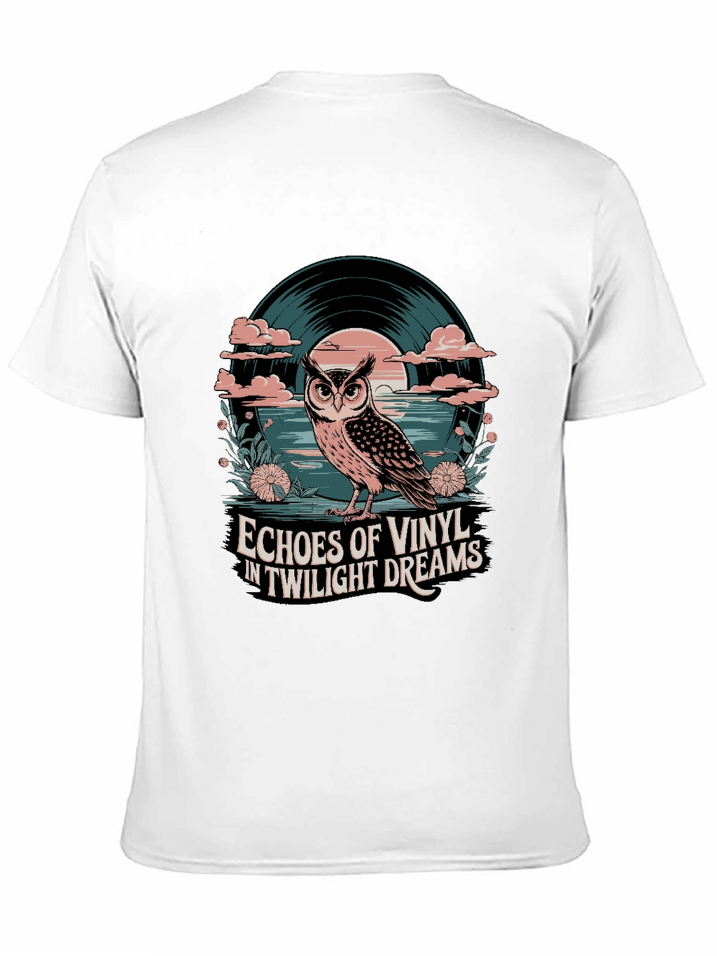 Twilight Vinyl Dreams Owl Graphic Tee
