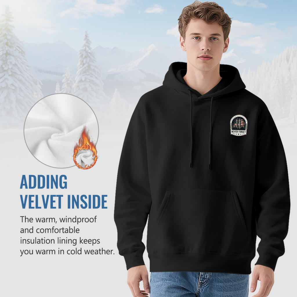 We Will Never Forget 9?11?01 Double?Sided Print Hoodie