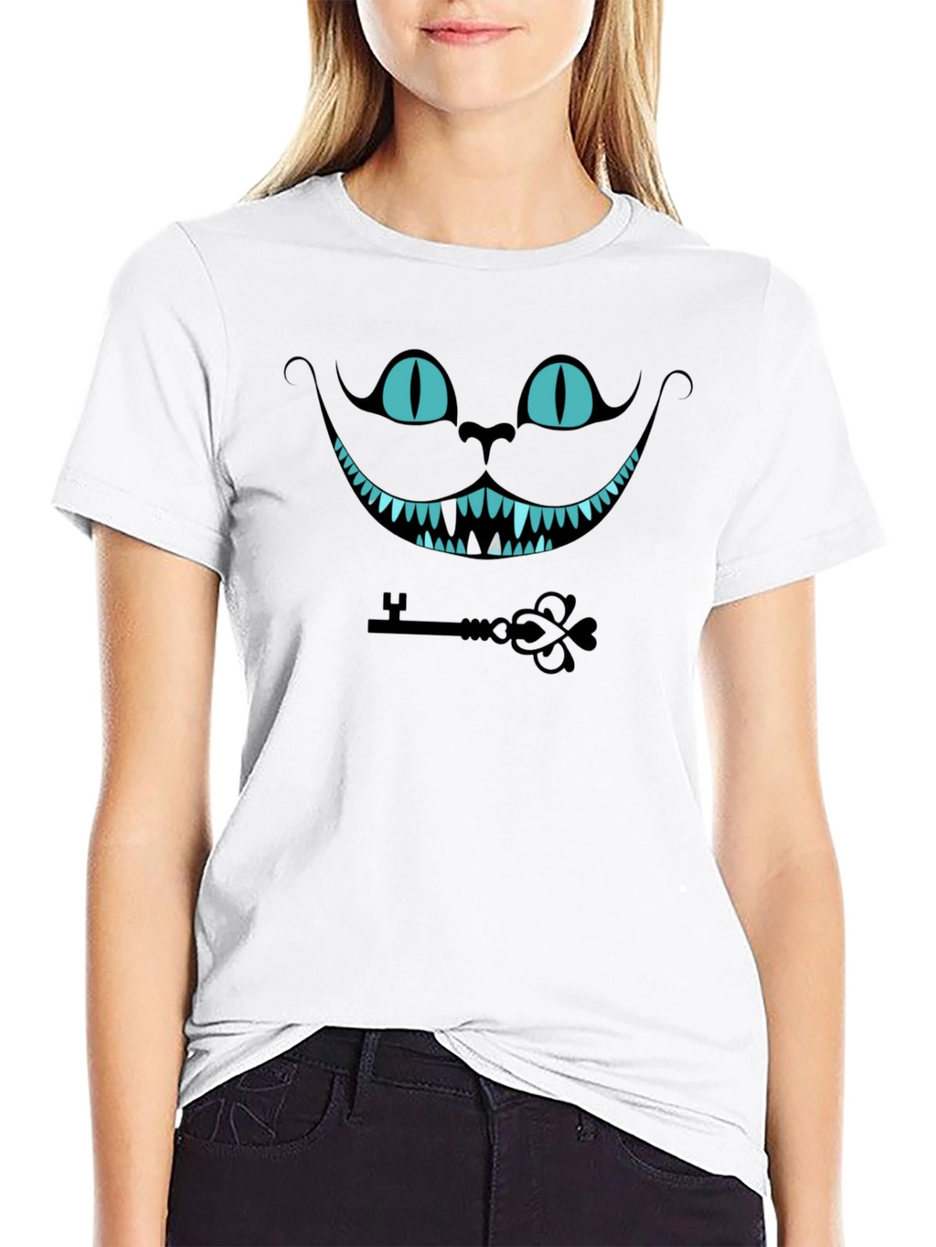 Cheshire Cat Graphic T-Shirt - Alice in Wonderland Tee