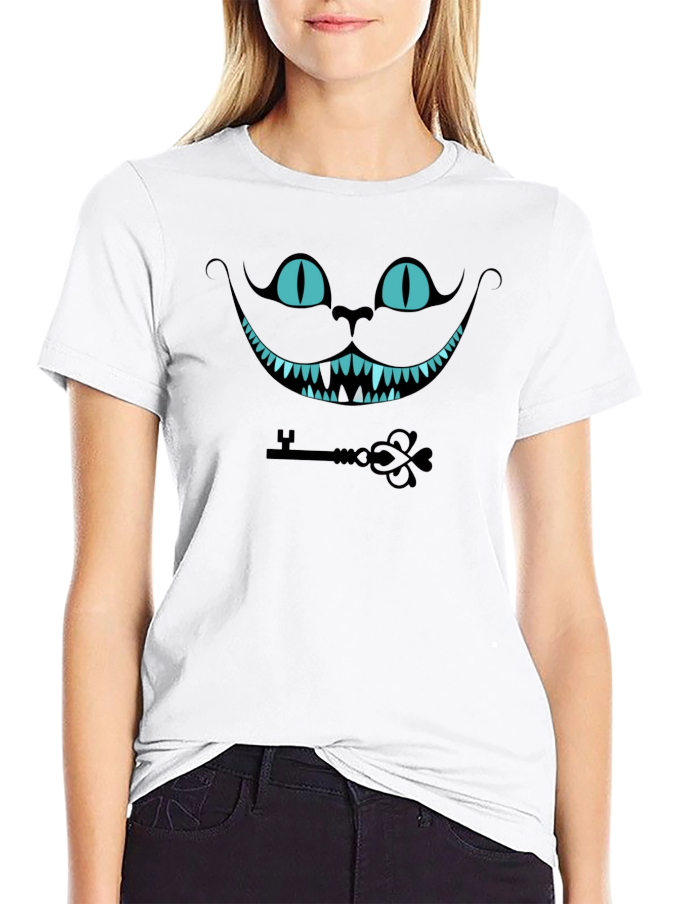 Cheshire Cat Graphic T-Shirt - Alice in Wonderland Tee