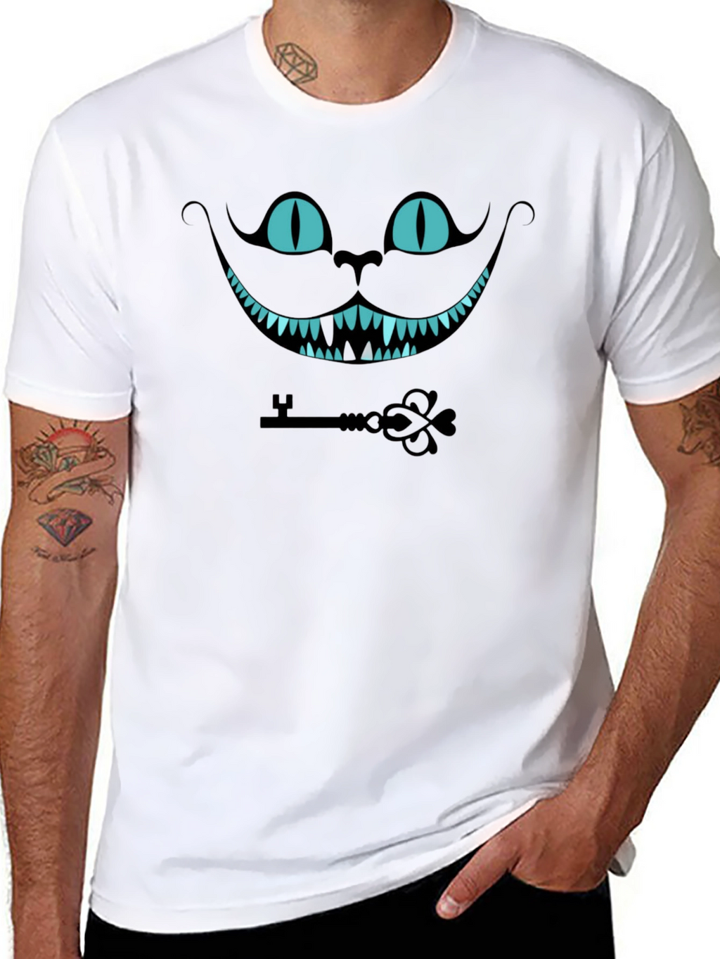 Cheshire Cat Graphic T-Shirt - Alice in Wonderland Tee