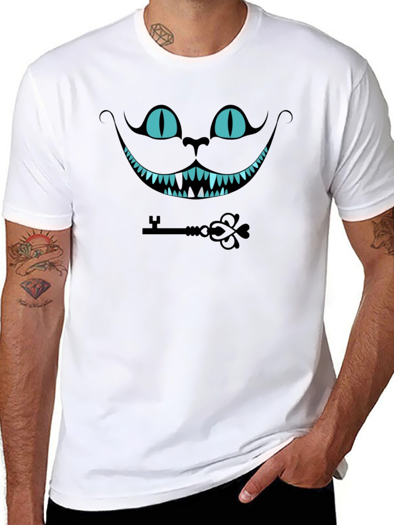 Cheshire Cat Graphic T-Shirt - Alice in Wonderland Tee
