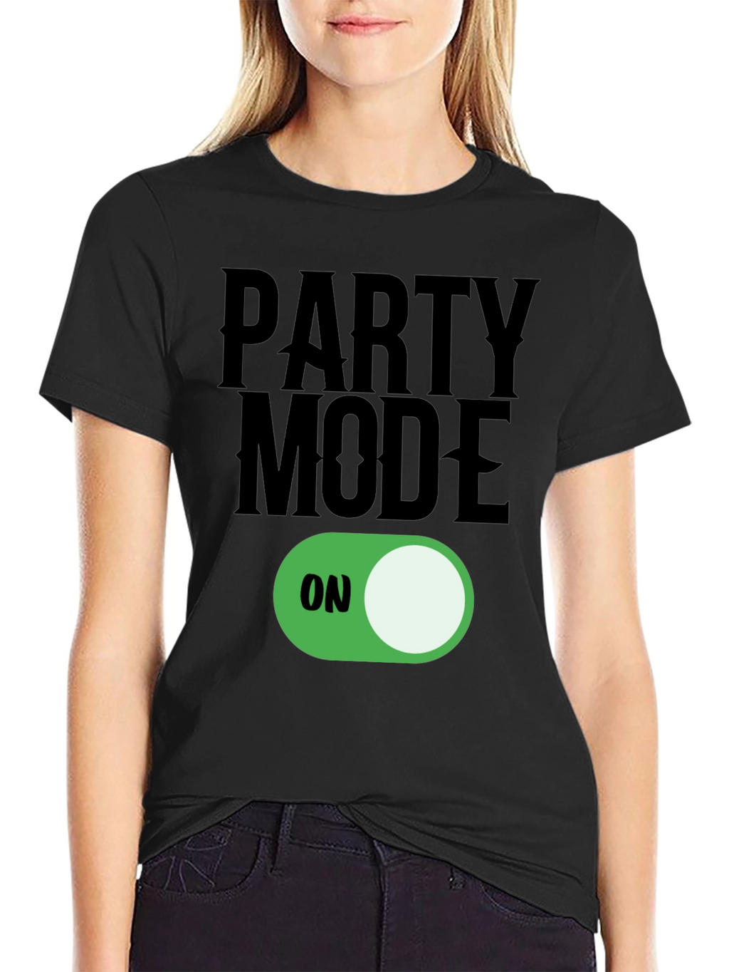 Party Mode ON T-Shirt - Fun Graphic Tee