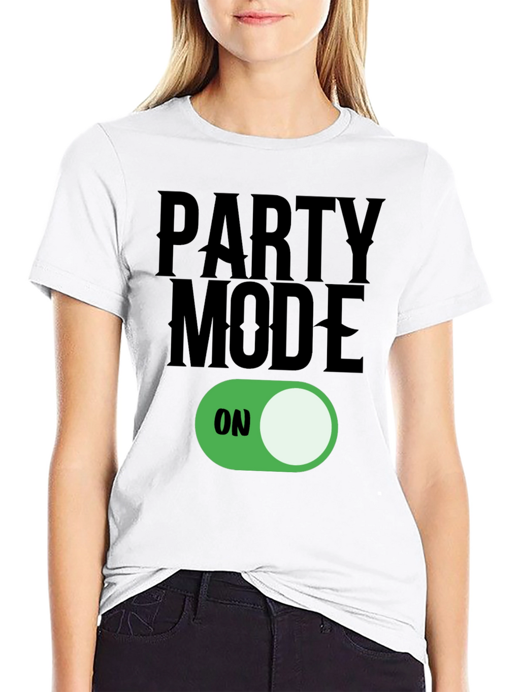Party Mode ON T-Shirt - Fun Graphic Tee