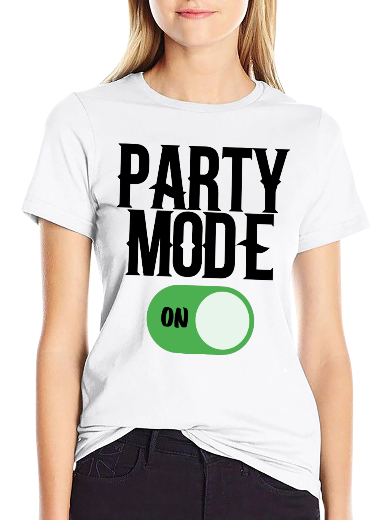 Party Mode ON T-Shirt - Fun Graphic Tee
